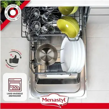 Food Preservation Container Menastyl 40,5 cm Silver Rectangular