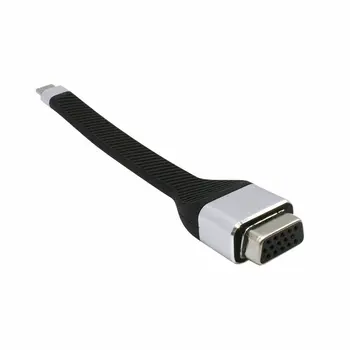 USB C to VGA Adapter i-Tec C31FLATVGA60HZ Black
