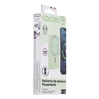 Powerbank T'NB PBUMAG5GR 5000 mAh Green Magsafe
