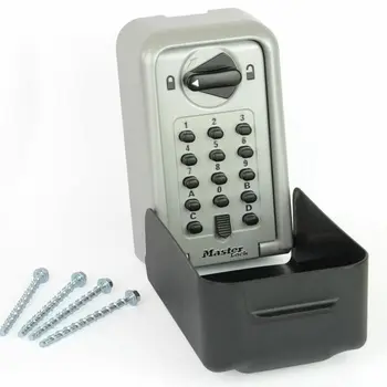 Safety-deposit box Master Lock 5426EURD Keys Grey Black/Grey Metal/Plastic 17,3 x 13,3 x 7,5 cm (1 Unit)