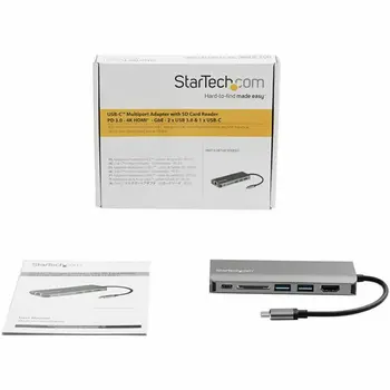 Dockstation Startech DKT30CSDHPD3 Grey 4K Ultra HD