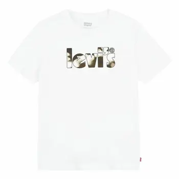 T-shirt Levi's Camo Poster Logo Bright 60732 White