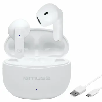 Headphones with Microphone Muse M270TWS BLANCO White
