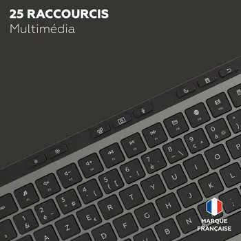 Keyboard Mobility Lab KP450W Black Grey