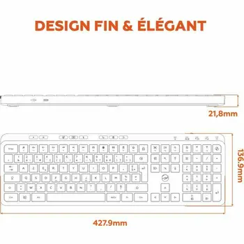 Keyboard Mobility Lab KP450W Black Grey