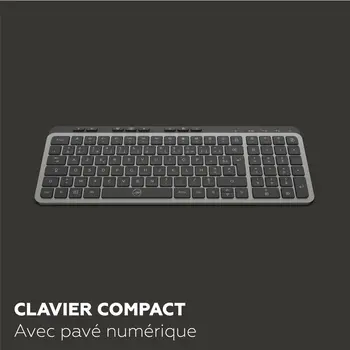 Keyboard Mobility Lab KP450W Compact Black Grey