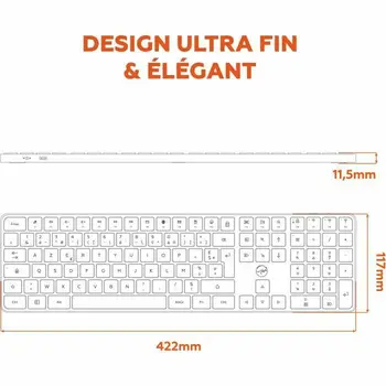 Keyboard Mobility Lab KP430W Grey
