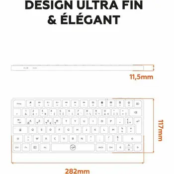Keyboard Mobility Lab KMP2000W Mini White