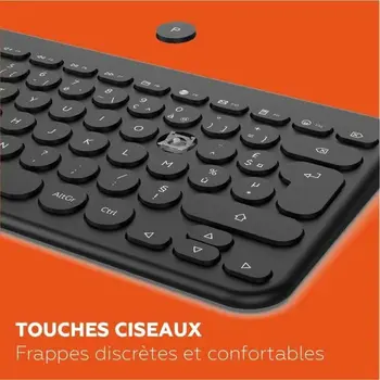 Keyboard and Mouse Mobility Lab CP420W Mini Black AZERTY
