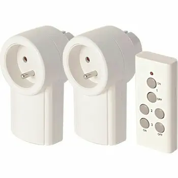 Set of plugs with remote control SCS SENTINEL (2 Units)