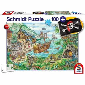 Puzzle Schmidt Spiele In the Pirate Bay Flag 100 Pieces