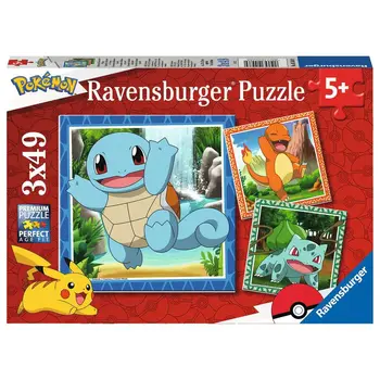 3-Puzzle Set Ravensburger 49 Pieces 147 Pieces 3 Units