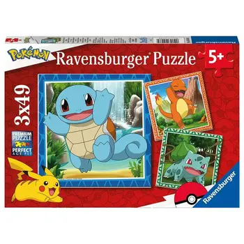 3-Puzzle Set Ravensburger 49 Pieces 147 Pieces 3 Units