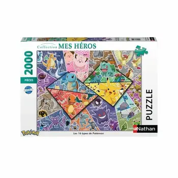 Puzzle Nathan Pokémon 2000 Pieces