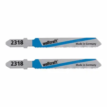 Saw Blade Wolfcraft 75 mm Jigsaw (2 Units)