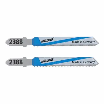 Saw Blade Wolfcraft 75 mm Jigsaw (2 Units)