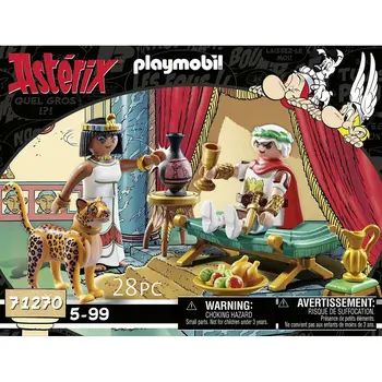 Playset Playmobil 71270 - Asterix: César and Cleopatra 28 Pieces