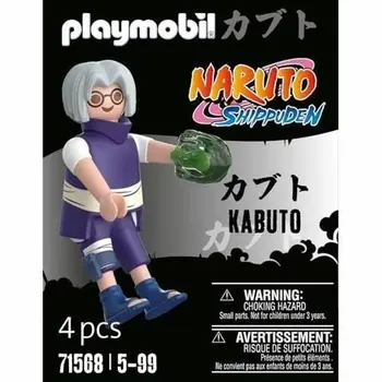 Playset Playmobil Naruto 71568 4 Pieces 4 Units