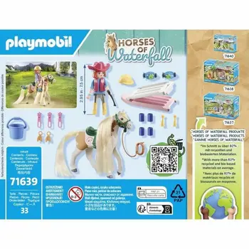 Playset Playmobil 71639 Ellie with horse 33 Pieces