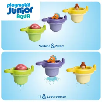 Playset Playmobil Junior Water 71776 6 Pieces