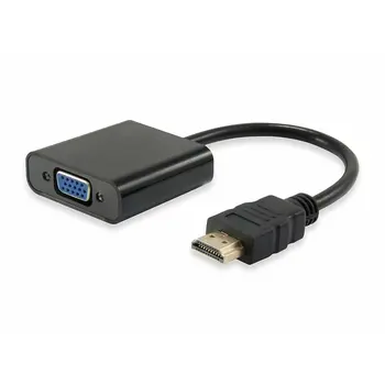 HDMI toS VGA with Audio Adapter Equip 11903607 Black