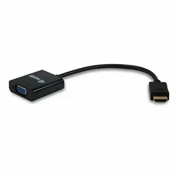 HDMI toS VGA with Audio Adapter Equip 11903607 Black