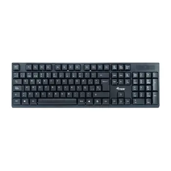 Keyboard Equip 245221 Black Spanish Qwerty Spanish