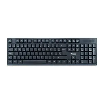 Keyboard Equip 245221 Black Spanish Qwerty Spanish