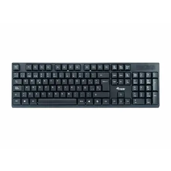Keyboard Equip 245221 Black Spanish Qwerty Spanish