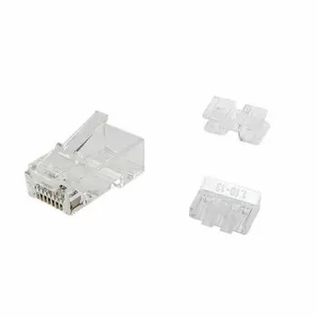 Category 6 UTP RJ45 Connector Equip 121146 Transparent 100 Units