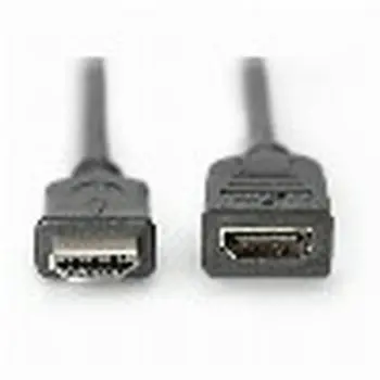 HDMI Cable Digitus by Assmann AK-330201-050-S Black 5 m