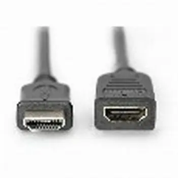 HDMI Cable Digitus by Assmann AK-330201-050-S Black 5 m