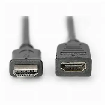 HDMI Cable Digitus by Assmann AK-330201-050-S Black 5 m