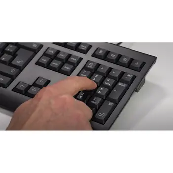 Keyboard Cherry JK-A0400EU-2 Black Spanish Qwerty QWERTZ QWERTY Qwerty US