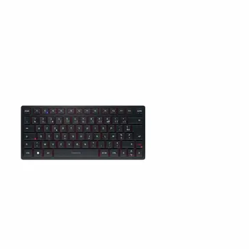 Keyboard Cherry KW 9200 MINI Spanish Qwerty Black