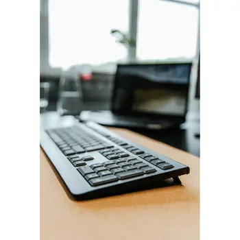 Wireless Keyboard Cherry JK-3000ES-2 Black Spanish Qwerty