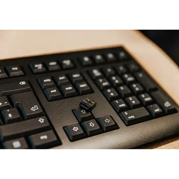 Wireless Keyboard Cherry JK-3000ES-2 Black Spanish Qwerty