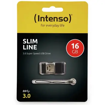 USB stick INTENSO Slim Line 16 GB Black