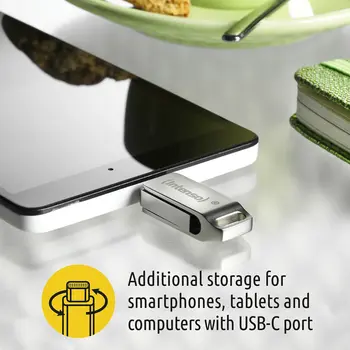 USB stick INTENSO 3536490 Silver 64 GB
