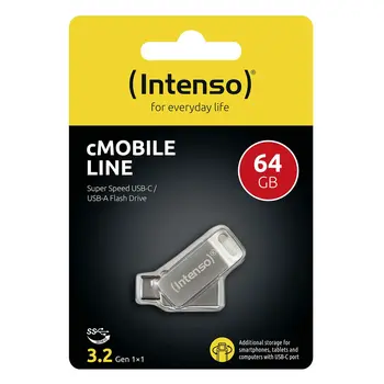 USB stick INTENSO 3536490 Silver 64 GB