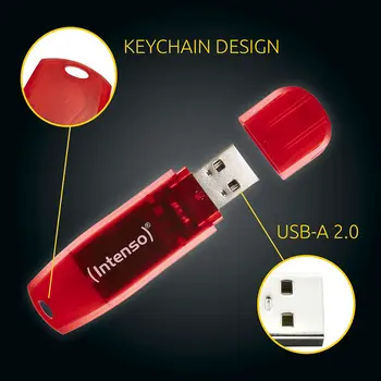 USB stick INTENSO Rainbow Line Red 128 GB