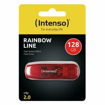 USB stick INTENSO Rainbow Line Red 128 GB