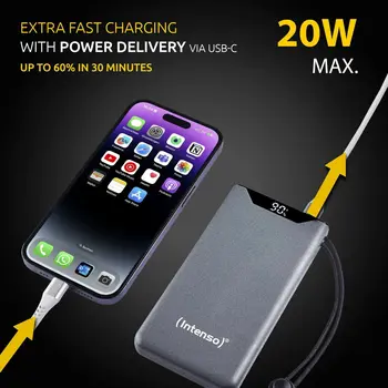 Powerbank INTENSO Grey 10000 mAh
