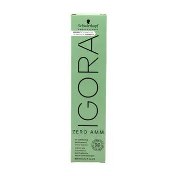 Permanent Dye Schwarzkopf Igora Zero Amm Medium Blonde Nº 7-21 Ash 60 ml