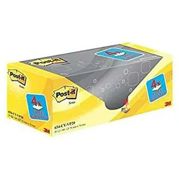 Sticky Notes Post-it CANARY YELLOW Yellow 7,6 x 7,6 cm 20 Pieces 76 x 76 mm