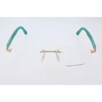 Men' Spectacle frame Porsche Design P8233-E Golden ø 60 mm