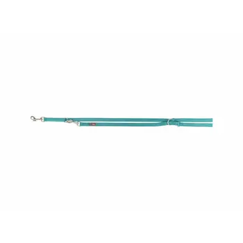 Adjustable dog leash Trixie Premium Light Blue M/L