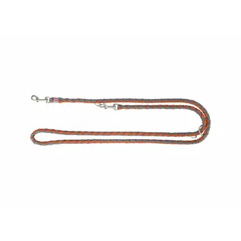Adjustable dog leash Trixie Orange Graphite L/XL 2 m