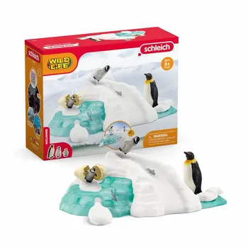 Playset Schleich Penguin Family on the Ice Floe