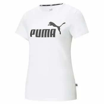 Men’s Short Sleeve T-Shirt Puma 586774 02 White (1 Unit)